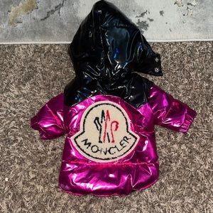 Pink puppy moncler